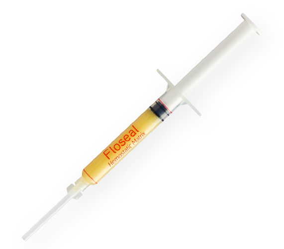 Image of Floseal syringe filled with product